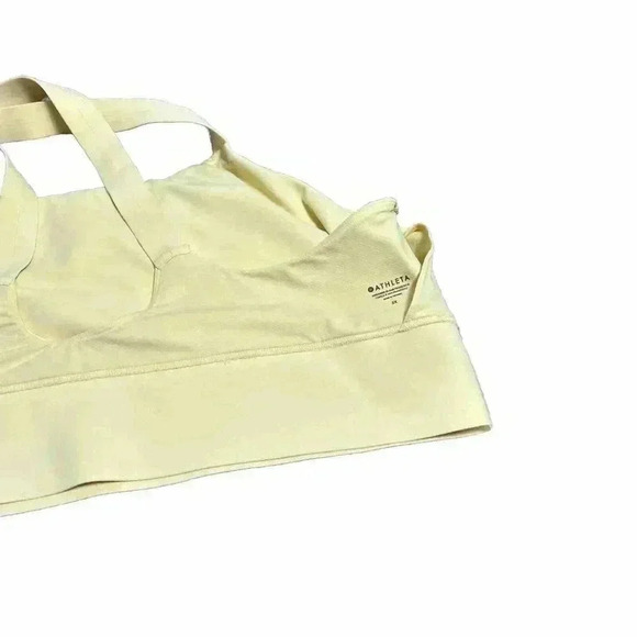 Athleta Pale green Warrior Twist Long Line Sports bra D-DD Size 3X - Picture 5 of 6